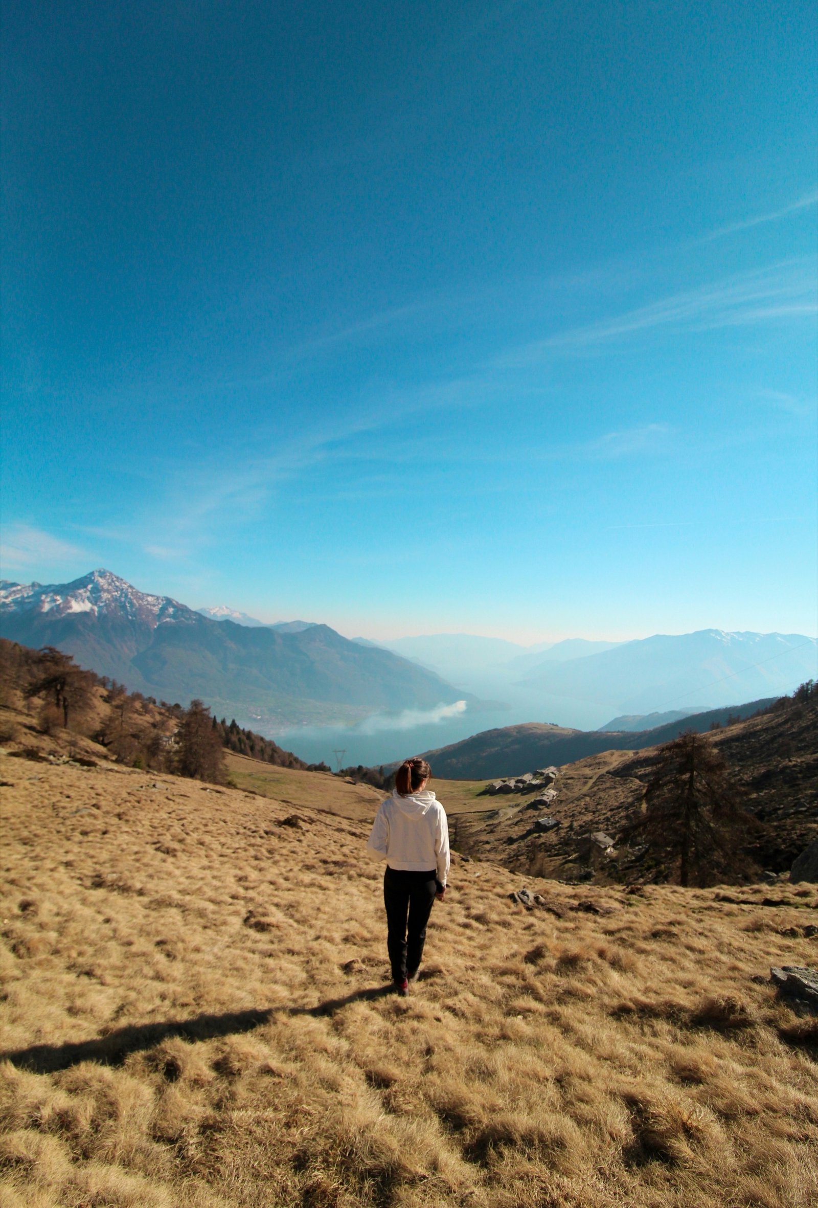 Hiking towards La Grona